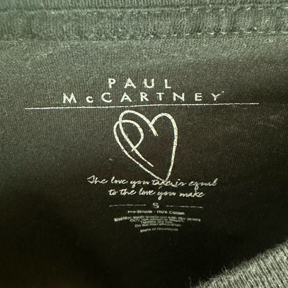 Paul McCartney 2019 Tour T-Shirt in Black - Picture 4 of 4